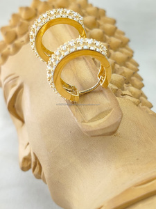 Elegant Round Cut Diamond <b>Earrings</b> in Yellow Gold Classic Brilliant <b>Studs</b> Timeless Luxury <b>Fine</b> Jewelry Wedding Gift for Women - Product Image 3