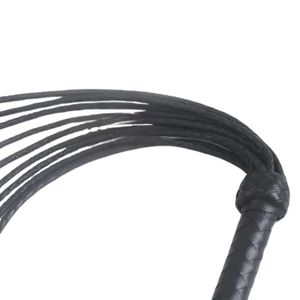 Handmade Genuine <b>Leather</b> Hunter <b>Flogger</b> BDSM Bullwhip Comfortable Grip Soft <b>Leather</b> <b>Flogger</b> - Product Image 3