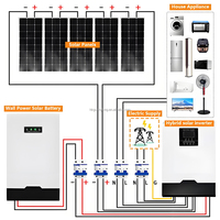 Sistema de Energía Solar Híbrido Conectado/Desconectado a la Red, 30KW 50KW 100kW 500kW, Kit Completo de Energía Solar para Uso Industrial y Comercial