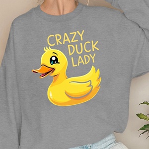 Sweat femme CRAZY DUCK LADY - Product Image 4