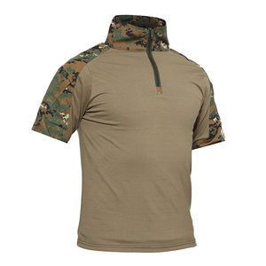 Chemise tactique à manches courtes pour homme, sport de plein air, randonnée, chasse, entraînement, haute élasticité, confortable, séchage rapide, respirante - Product Image 4