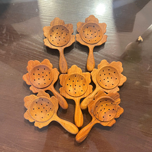 Cuchara de Madera Mini Ecológica Plateada de Diseño Moderno de Vietnam, Varias Formas para Servir Especias, Té Matcha, Azúcar y Repostería - Product Image 2