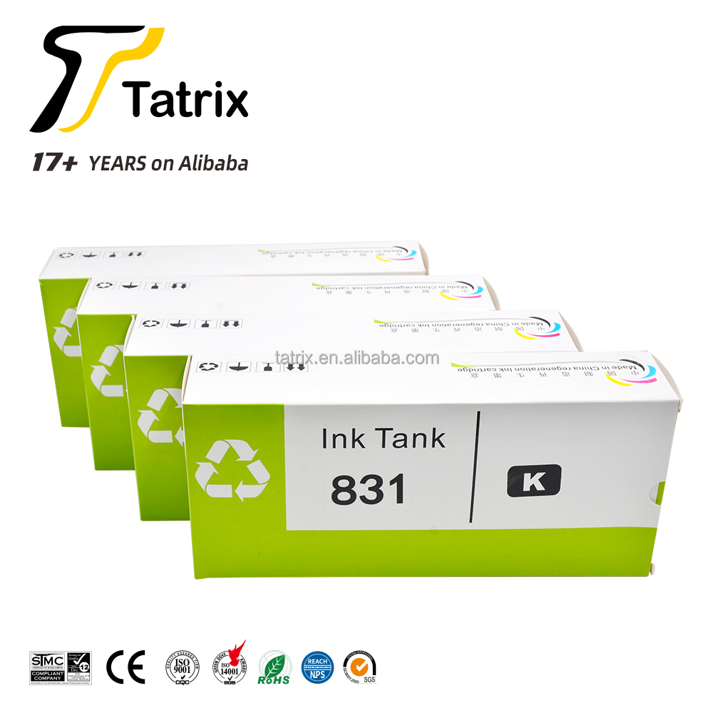 Tatrix 775ml hp831インクカートリッジ 再生インクカートリッジ hp831