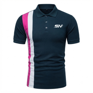 Nouveaux polos décontractés pour hommes et polos pour hommes à prix avantageux, nouvelle conception, logo personnalisé, couleur unie, vente en gros. - Product Image 1
