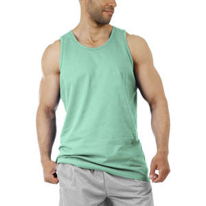 Débardeurs de sport pour hommes, sans manches, pour la musculation, la gym, le bodybuilding, t-shirt musclé, 100% coton, respirant - Product Image 1