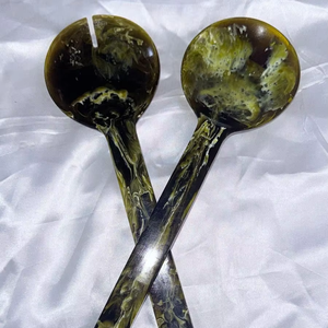 ช้อนสลัดเรซิ่นรักษ์โลกขนาดสั่งทำได้ สำหรับงานปาร์ตี้ ราคาประหยัด ภาชนะครัว ของใช้บนโต๊ะอาหาร - Product Image 1