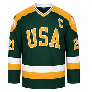 Competitive High Performance Comfortable Lightweight Performance <b>Long</b> <b>Sleeve</b> Jersey Sportswear Custom Tournaments Hockey Jersey - Product Image 1