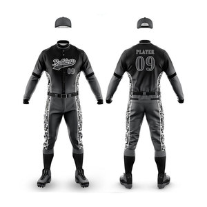 Conjunto Deportivo de Material Elástico Flexible con Logotipo Personalizado Impreso, Uniforme Profesional de Béisbol - Product Image 4