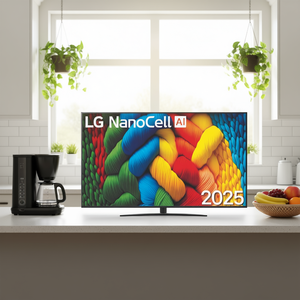 LED <b>TV</b> 217cm 4K HDR Smart <b>TV</b> with 60Hz Refresh Rate QLED <b>Backlight</b> Variety of Sizes-<b>for</b> Kitchen Use - Product Image 1