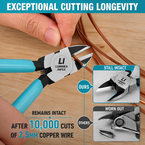 LUMINEX IMPEX LUB=113 <b>Long</b> <b>Nose</b> Stainless Steel Lightweight Smooth Work Jewelry Making Polishing Pliers for Bracelet Making DIY - Product Image 4