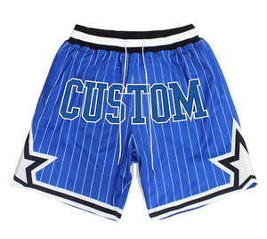 Custom Wholesale Embroidery <b>Boys</b> logo Whit Pocket Team Mba Sublimation Kids Vintage Basket Ball Retro Mesh Basketball Shorts - Product Image 3