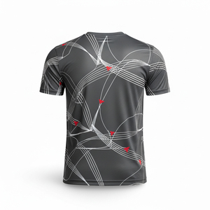 Camiseta de gimnasio personalizada sublimada, ropa deportiva ligera, camiseta para entrenamiento, camiseta para maratón, top deportivo de alta elasticidad - Product Image 3