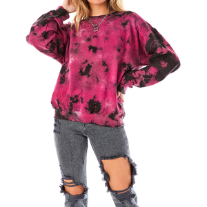 Sudadera con Capucha Tie Dye para Mujer, de Alta Calidad, Suave al Tacto, Cálida, Elegante, para Ocio al Aire Libre - Product Image 5