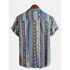 Camisas Hawaianas Personalizadas de Manga Corta para Hombre, con Estampado Floral y Logotipo, para Adultos, Ropa Urbana Unisex - Product Image 2