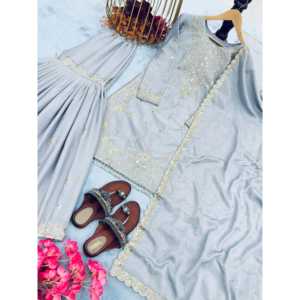 Conjunto Elegante de Top y Pantalones Plazzo con Dupatta de Fiesta para Mujer - Product Image 4