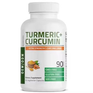 Capsules végétaliennes de curcuma à haute teneur en curcumine, sans OGM, extrait naturel à base de plantes pour le bien-être quotidien, vente en gros et exportation - Product Image 2