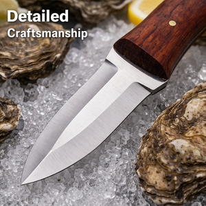 Cuchillo para Ostras de Madera SAZ ENTERPRISES al por Mayor con Funda, Herramientas para Mariscos, Abridor de Mariscos, Accesorios de Cocina Ecológicos Aptos para Lavavajillas - Product Image 5