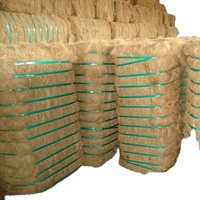 Fibres de coco écologiques de haute qualité pour l'exportation, 6-20 cm, noix de coco séchée, agriculture, 100% naturel pur, balle de 100 kg, marque GWE, GWE-CF
