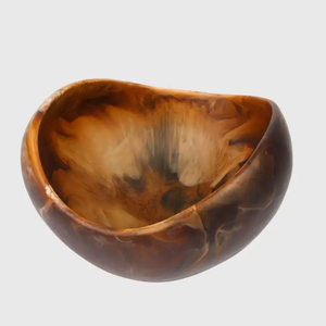 Ensaladera de Resina de Lujo con Diseño Artístico de Olas para Servir en Casa, Hoteles, Restaurantes y Buffets - Product Image 1