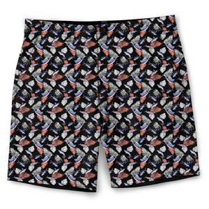 Shorts en coton épais pour hommes, imprimés floqués, décontractés, pour l'été, la plage, le sport, élégants et confortables - Product Image 6