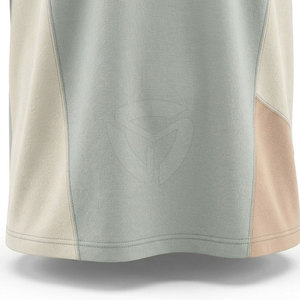 เสื้อยืดผู้ชายคุณภาพสูงทรงดรอปโชว์เดอร์ สีพื้น แขนสั้น เหมาะสำหรับแฟชั่นประจำวัน - Product Image 4