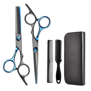 Stainless Steel Hair Scissor <b>Set</b> Hair Clipper <b>Razor</b> Thinning Cutting Hairdressing Scissors Barber Haircut - Product Image 2