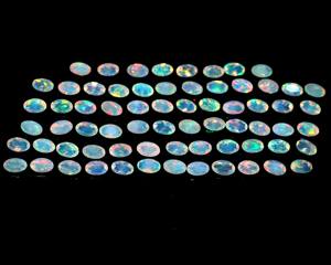 Ópalo AAA+++ de Corte Esmeralda Ovalado Facetado - Piedra de Ópalo Natural Suelta para Anillos, Colgantes y Joyería Personalizada al por Mayor - Product Image 3