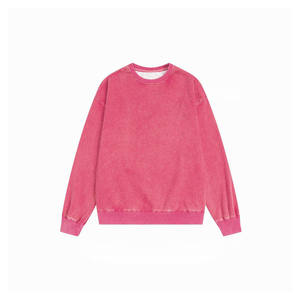 Sudadera de Felpa Gruesa 100% Algodón para Hombre, Moderna y Cómoda, Diseño Casual Teñido Liso para Gimnasio y Actividades Invernales - Product Image 1