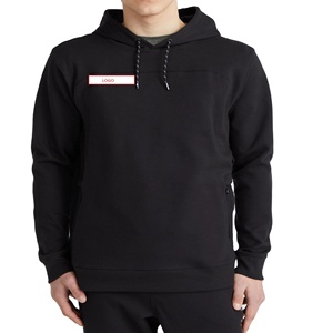 Sweat-shirt pour homme avec logo personnalisé 100 coton de qualité supérieure prix de gros sweat à capuche unisexe durable respirant uni doux à séchage rapide - Product Image 2
