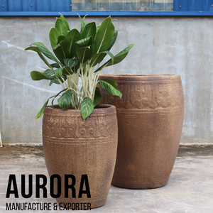 Pot de fleurs en céramique écologique de différentes tailles, sur mesure, pour plantes d'extérieur, emballage personnalisé - Product Image 2