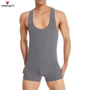 <b>Mens</b> Wrestling <b>Singlet</b> Breathable Compression Wrestling Suit - Product Image 6