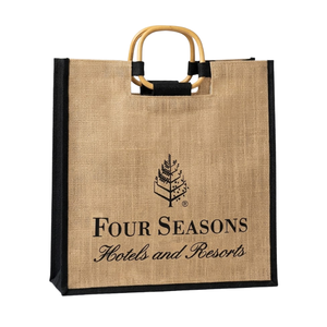 Bolsa de Compras Reutilizable Tejida de Yute Ecológica |   Bolsa de Transporte con Diseño Impreso Biodegradable al Mejor Precio |   Calidad Premium para Uso Diario - Product Image 1