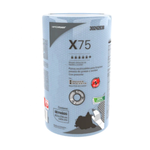 X75 Ultra Duty Woodpulp Spunlace <span class=keywords><strong>celulosa</strong></span> azul tienda <span class=keywords><strong>toallas</strong></span> toallitas de limpieza industrial rollo - Product Image 1