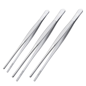 Pinzas de Cocina de Acero Inoxidable de 30 cm para Decoración Culinaria, Pinzas para Alimentos - Product Image 4