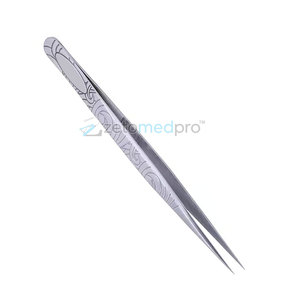 Pince à épiler à pointe fine en acier inoxydable, outil de précision antistatique pour la beauté - Product Image 6