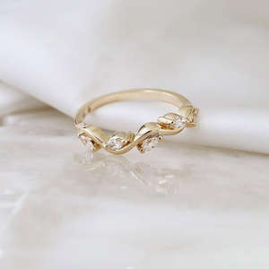 IGI/GIA Lab Grown Cut Diamond Vintage 14K Anillo de boda/compromiso amarillo Unisex Oro blanco fino para fiesta de aniversario-Worthy - Product Image 2