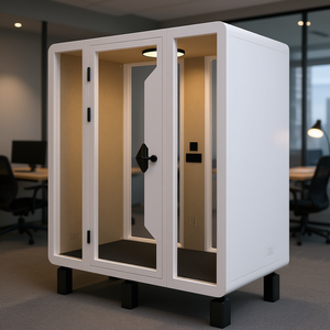 Cabines acoustiques Duo HIPOD pour espaces domestiques et commerciaux offrant une intimité et un confort optimaux - Product Image 3