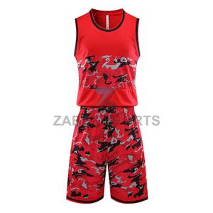 Conjunto de Camiseta y Pantalones Cortos de Baloncesto Personalizados, Uniforme de Baloncesto Transpirable, Ligero y de Talla Grande para Jugadores de Club - Product Image 1