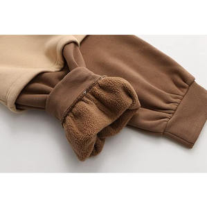 Sweat à capuche léger et chaud pour l'hiver, en tissu polaire 100% coton, avec poche, séchage rapide, respirant, pour homme - Product Image 4