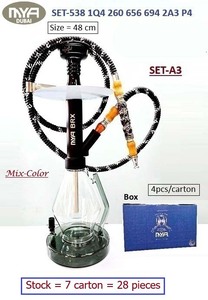Set de Shisha de Acero Inoxidable de Lujo SET-538 Original al por Mayor - Diseño Moderno, Ideal para Viajes - Product Image 6
