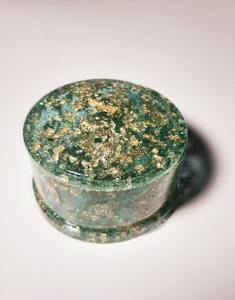 Boîte à bijoux en résine florale artisanale haut de gamme, organiseur décoratif pour bibelots, petite boîte cadeau en résine pour bijoux - Product Image 5