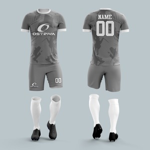 Uniforme de Fútbol Personalizado con Estampado por Transferencia de Calor, 100% Poliéster, Absorbente de Humedad, Estilo León, Manga Corta, Tallas Grandes - Product Image 6