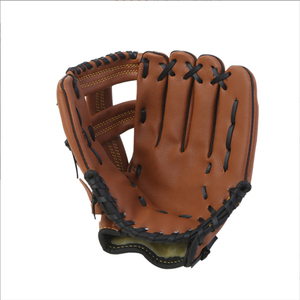 Gants en cuir pour baseball et softball, service OEM, gants de baseball marron pour recevoir les balles, avec logo personnalisé, très demandés, professionnels, pour adultes - Product Image 3
