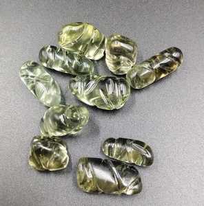 Piedra Preciosa de Amatista Verde Natural de Alta Calidad, Tallada a Mano Estilo Mughal, Cristal Tallado, Piedra Rodada, para Joyería - Product Image 5