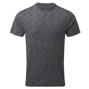 T-shirt décontracté pour homme en coton 100% à manches courtes, coupe classique, tissu tricoté 260g, col rond sportif, respirant, anti-rides, idéal pour la gym - Product Image 4