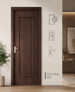 Puerta Compuesta de WPC Dewoo, Diseño Moderno, Fabricada en Vietnam, Material de PVC para Aplicaciones en Dormitorios - Product Image 1