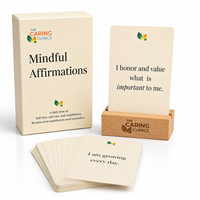 Cartes de Douche Personnalisées pour le Yoga Quotidien en Famille 365 Jours, Affirmations Sexy, Épaisses, Écologiques et Durables, Prix Usine