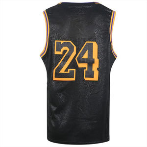 Maillot de basketball unisexe personnalisé avec logo, nouvelle collection, haute qualité, grandes tailles, hauts tendance fendus, respirant, imprimé, anti-UV - Product Image 4