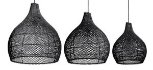 Lampe suspendue en rotin tressé, style rustique, pour salon, cuisine, bureau, couloir, bistrot - Product Image 3