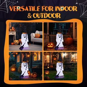 4ft Ghost 100LED Lighted Outdoor Halloween Decorations Premium Halloween Decoration for Festive Spooky Ambience - Product Image 5
